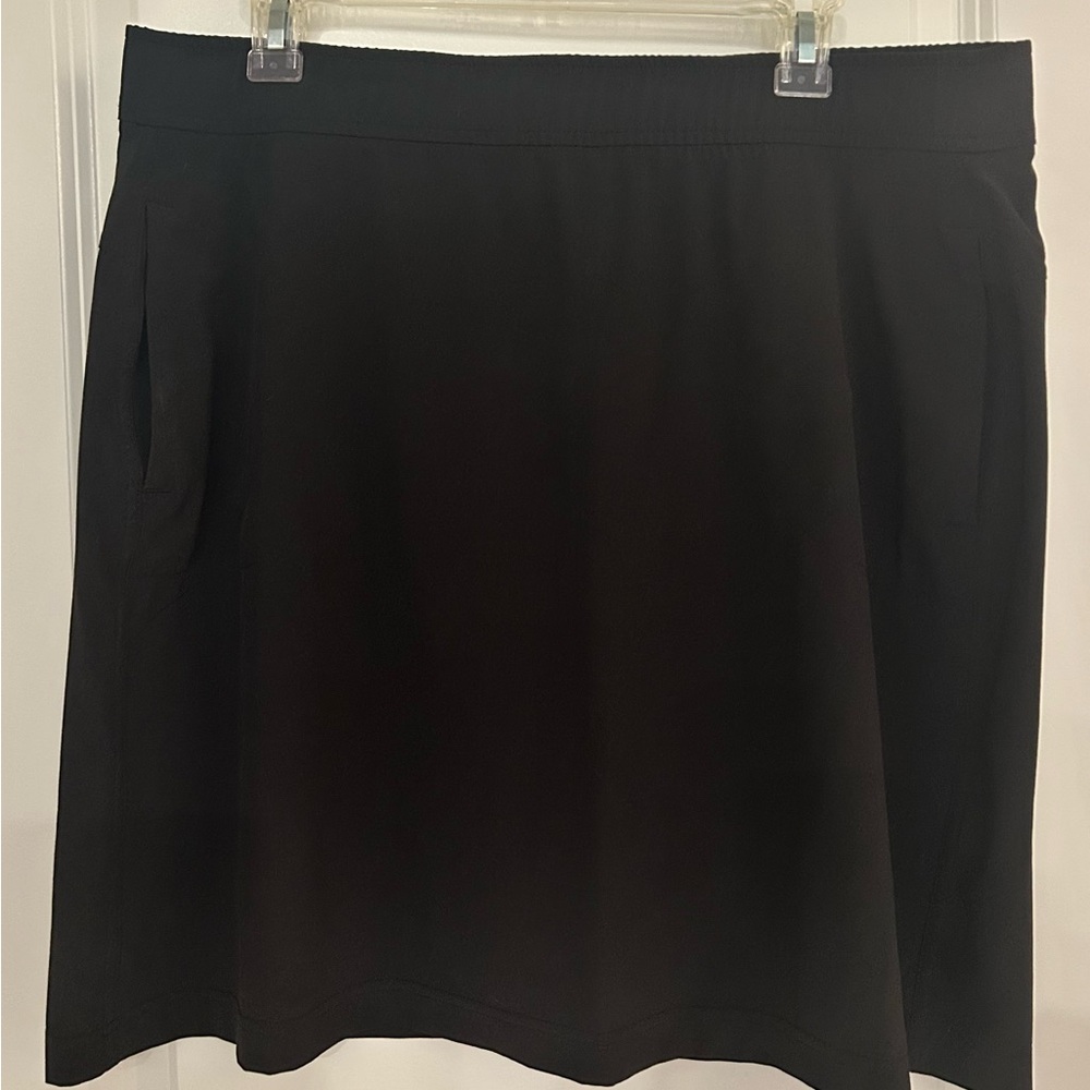 Eddie Bauer Elegant Black A-Line Skirt